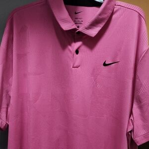Nike Pink Polo Shirt XXL